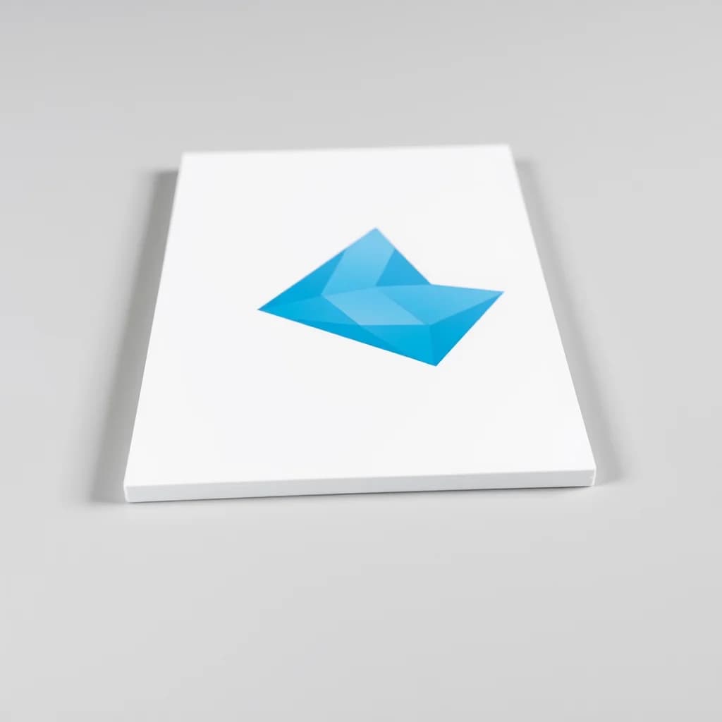 Illustrative example: printed PVC sign panel with a thin smooth edge