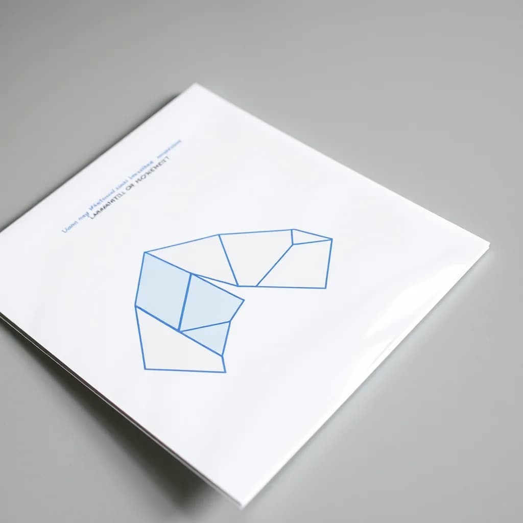 Illustrative example: legal-size print sealed in clear lamination