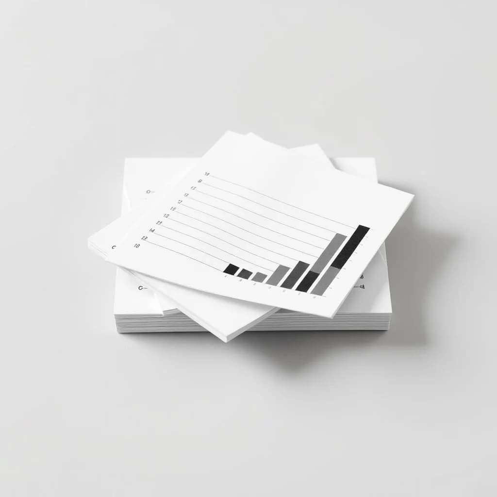Illustrative example of legal-size black-and-white printing on premium paper