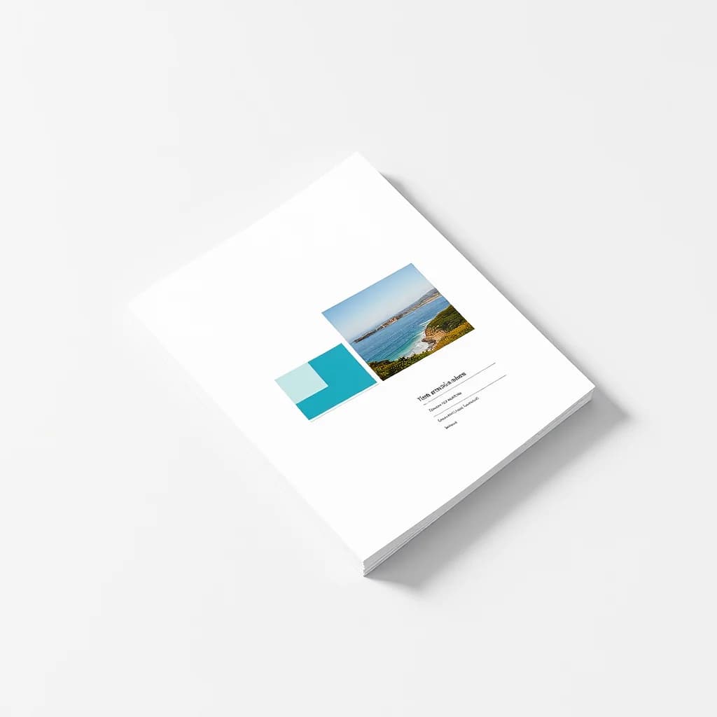 Illustrative example of legal-size colour printing on premium paper