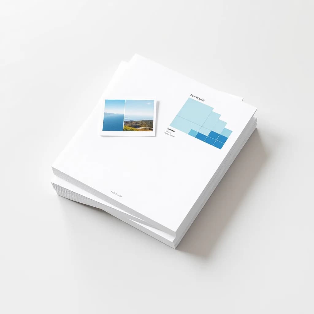 Illustrative example of legal-size colour printing on regular paper