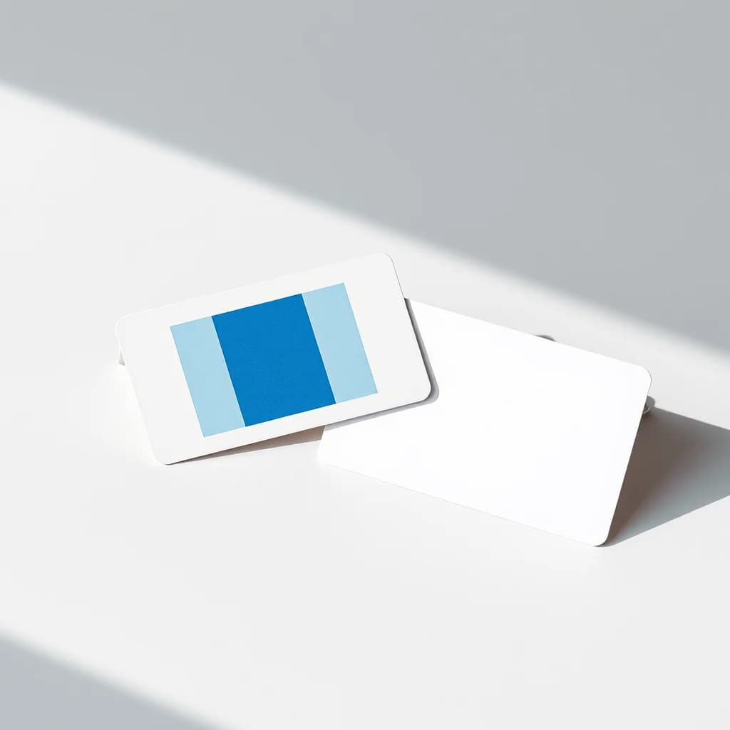 Illustrative example: plastic card printing with rounded corners