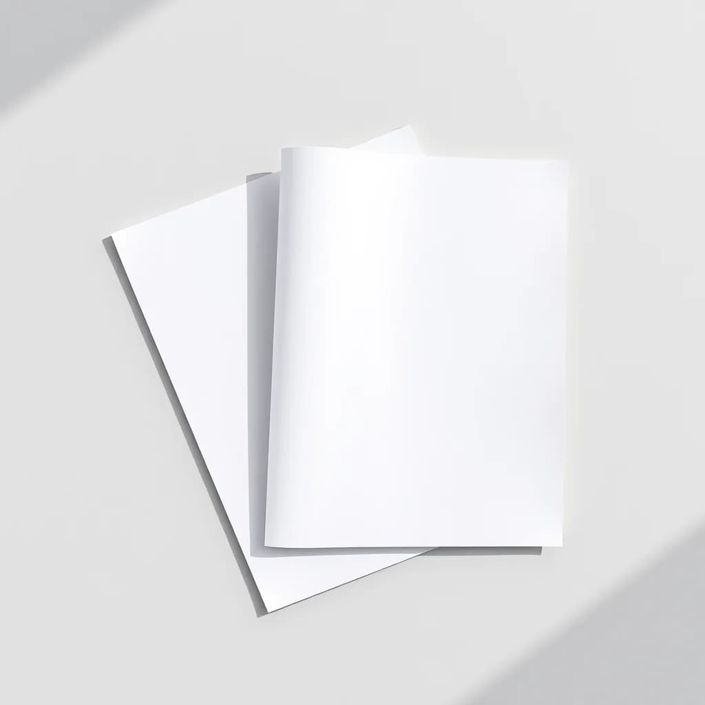 Illustrative example: legal-proportioned synthetic printing sheets