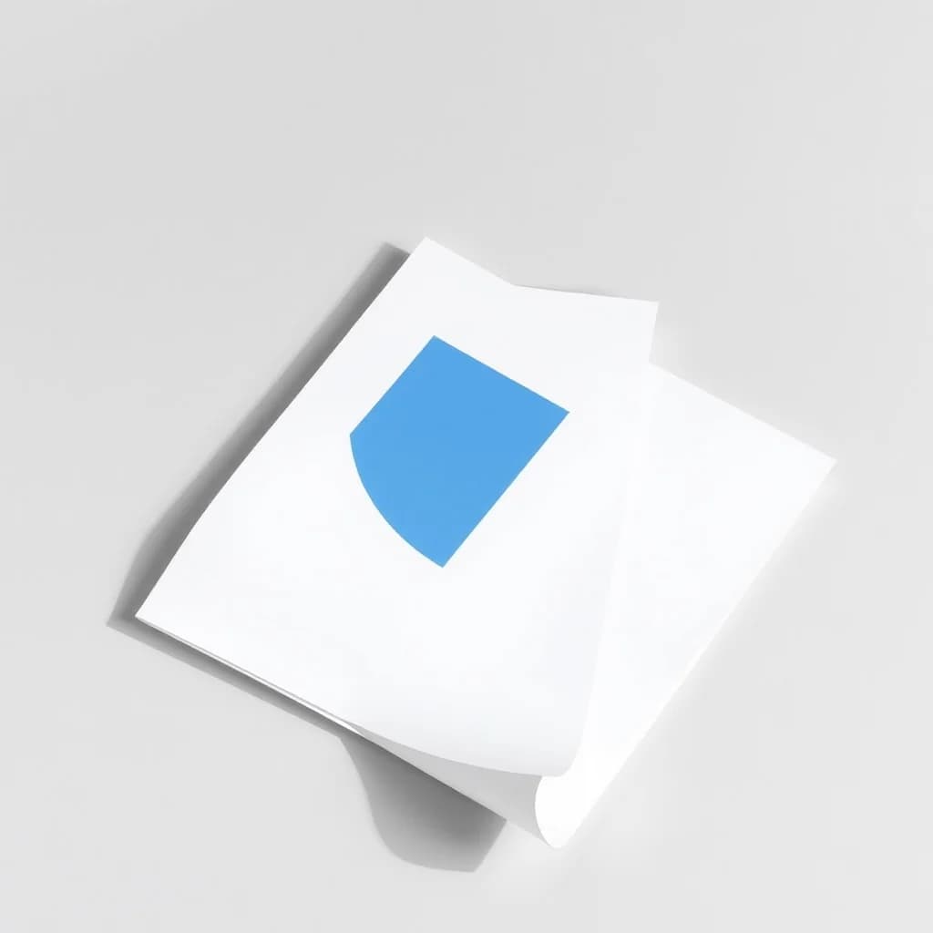 Illustrative example: letter-proportioned synthetic printing sheets
